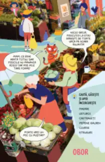 Piața Obor: Pix printre tarabe cu legume și fructe și o listă de lucruri de găsit